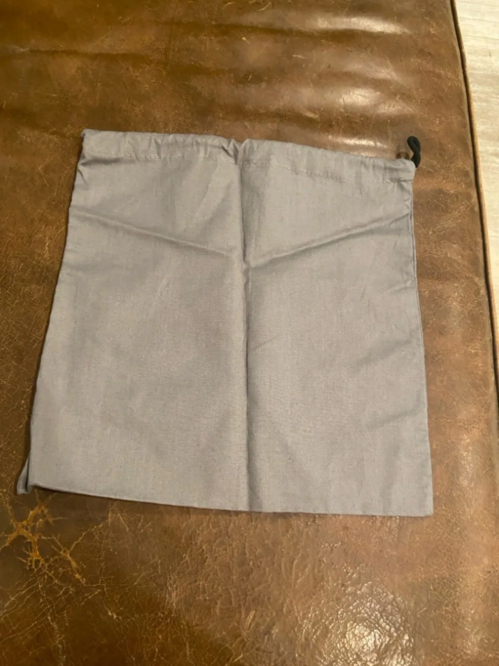 Balenciaga Light Gray Drawstring Pouch Trio excellent for jewelry accessories